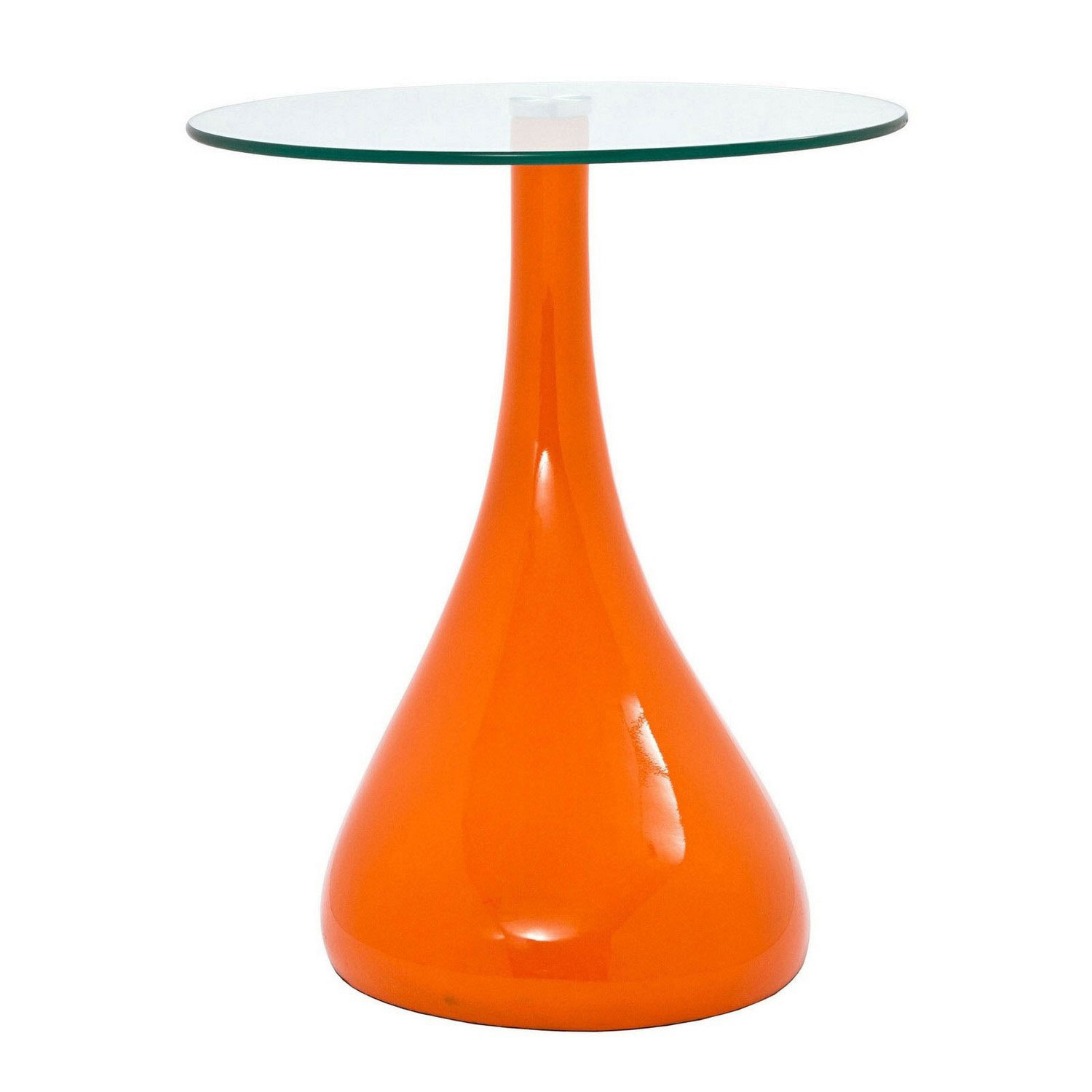 Modway Teardrop Side Table - Orange