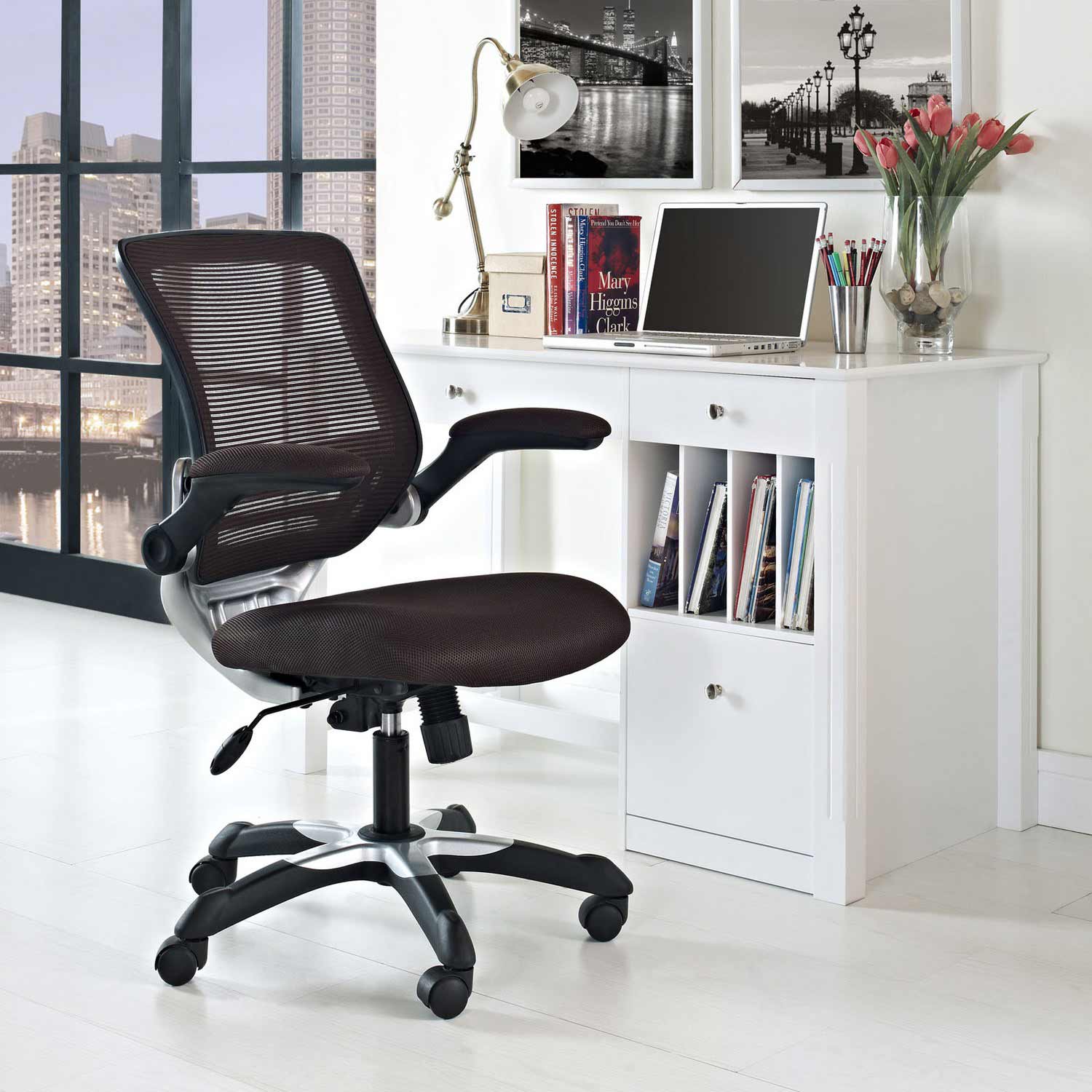 Modway Edge Office Chair - Brown