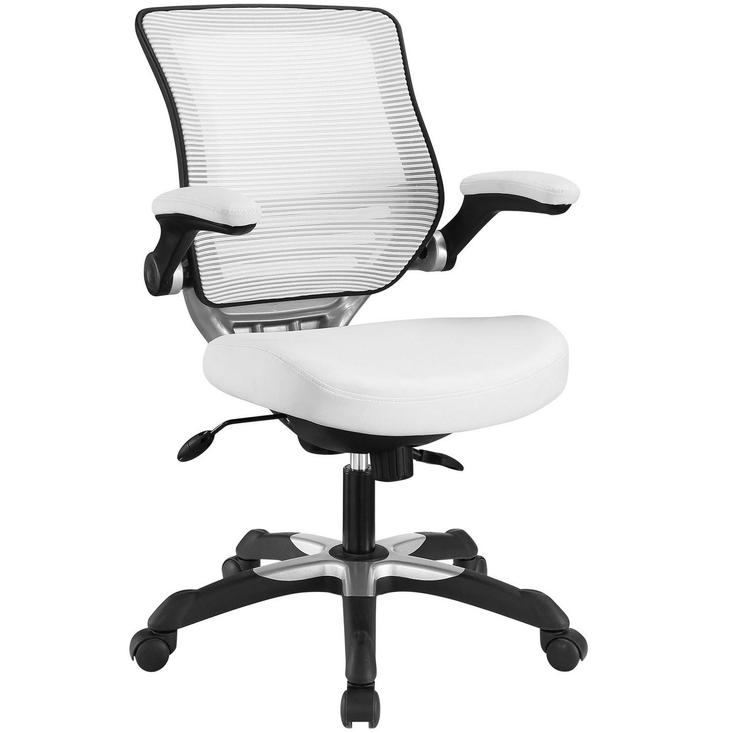 Modway Edge Vinyl Office Chair - White