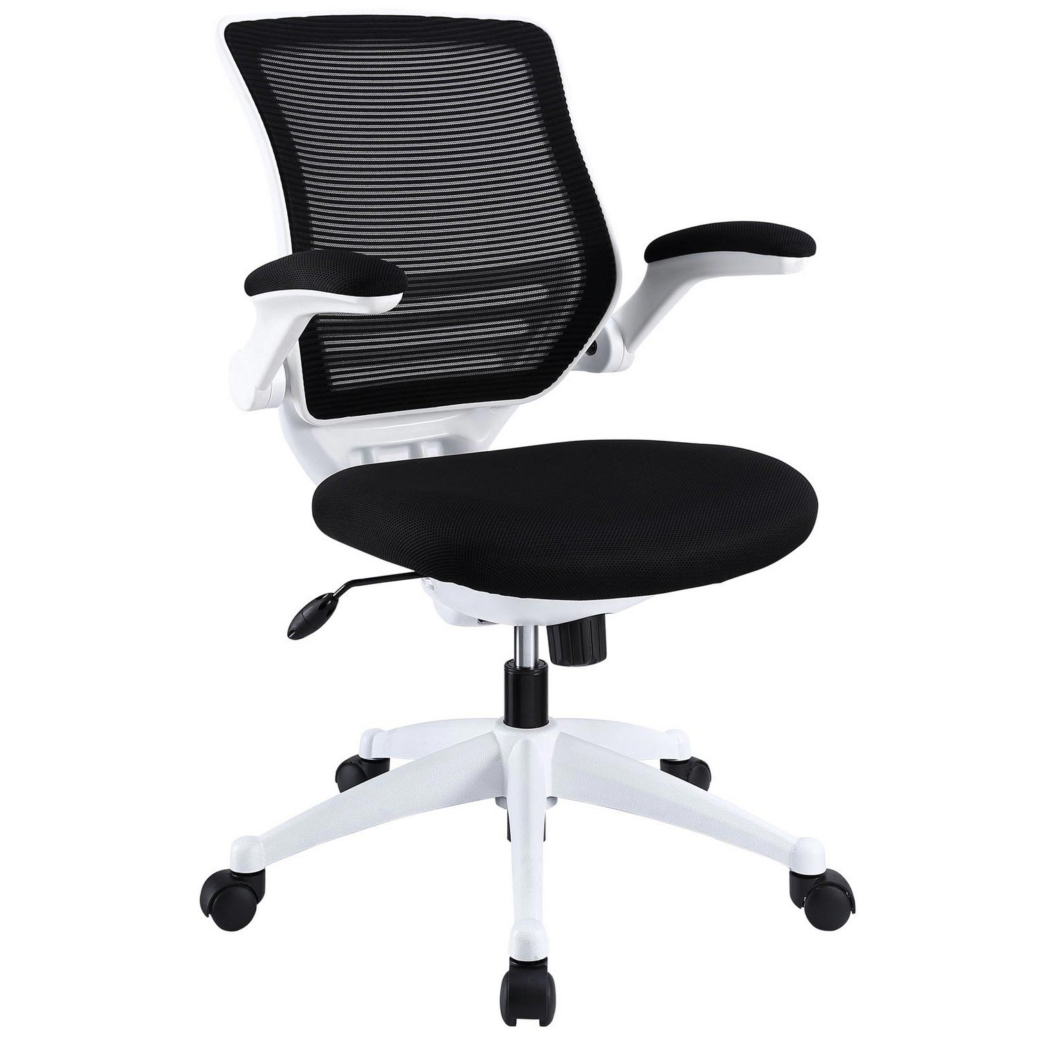 Modway Edge White Base Office Chair - Black