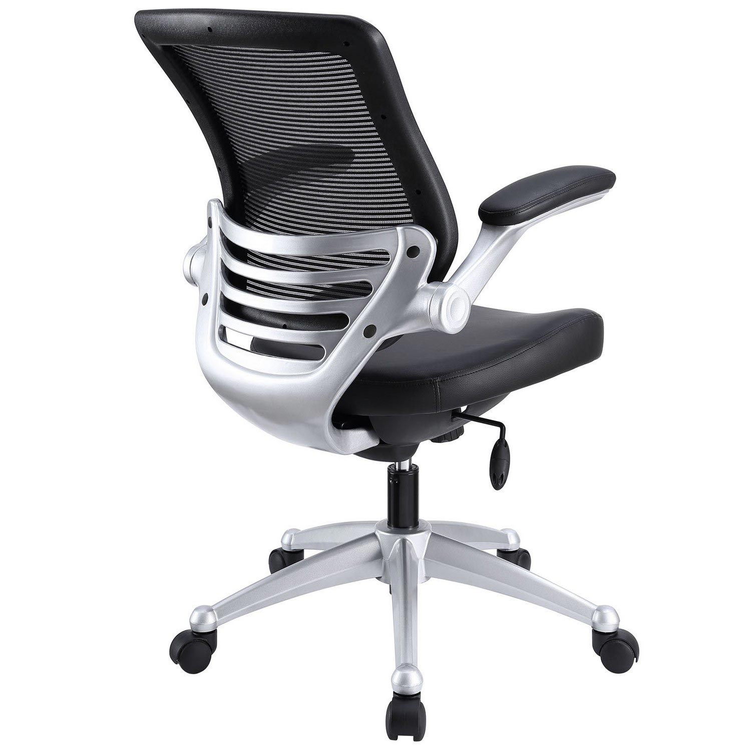 Modway Edge Leather Office Chair - Black