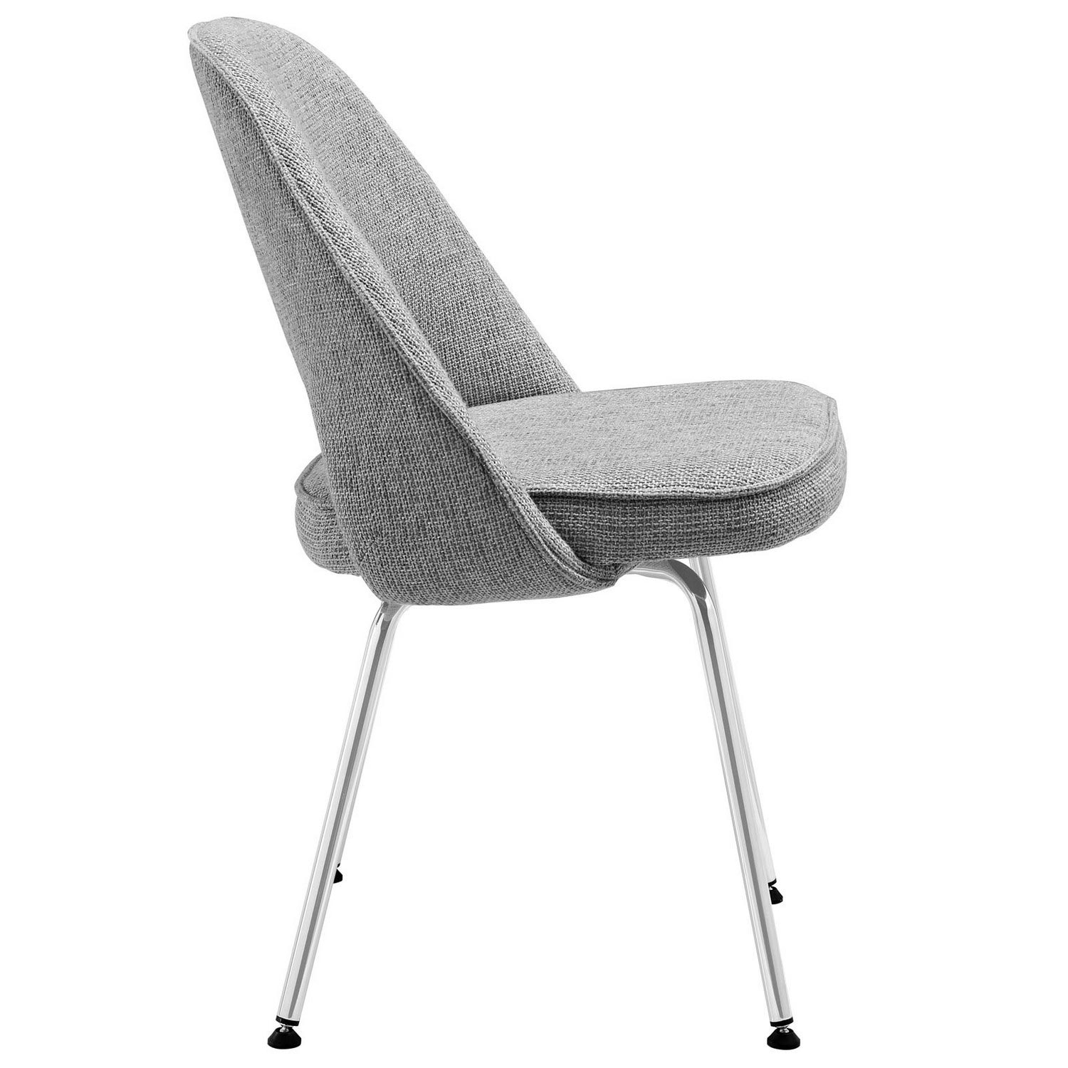 Modway Cordelia Dining Fabric Side Chair - Light Gray