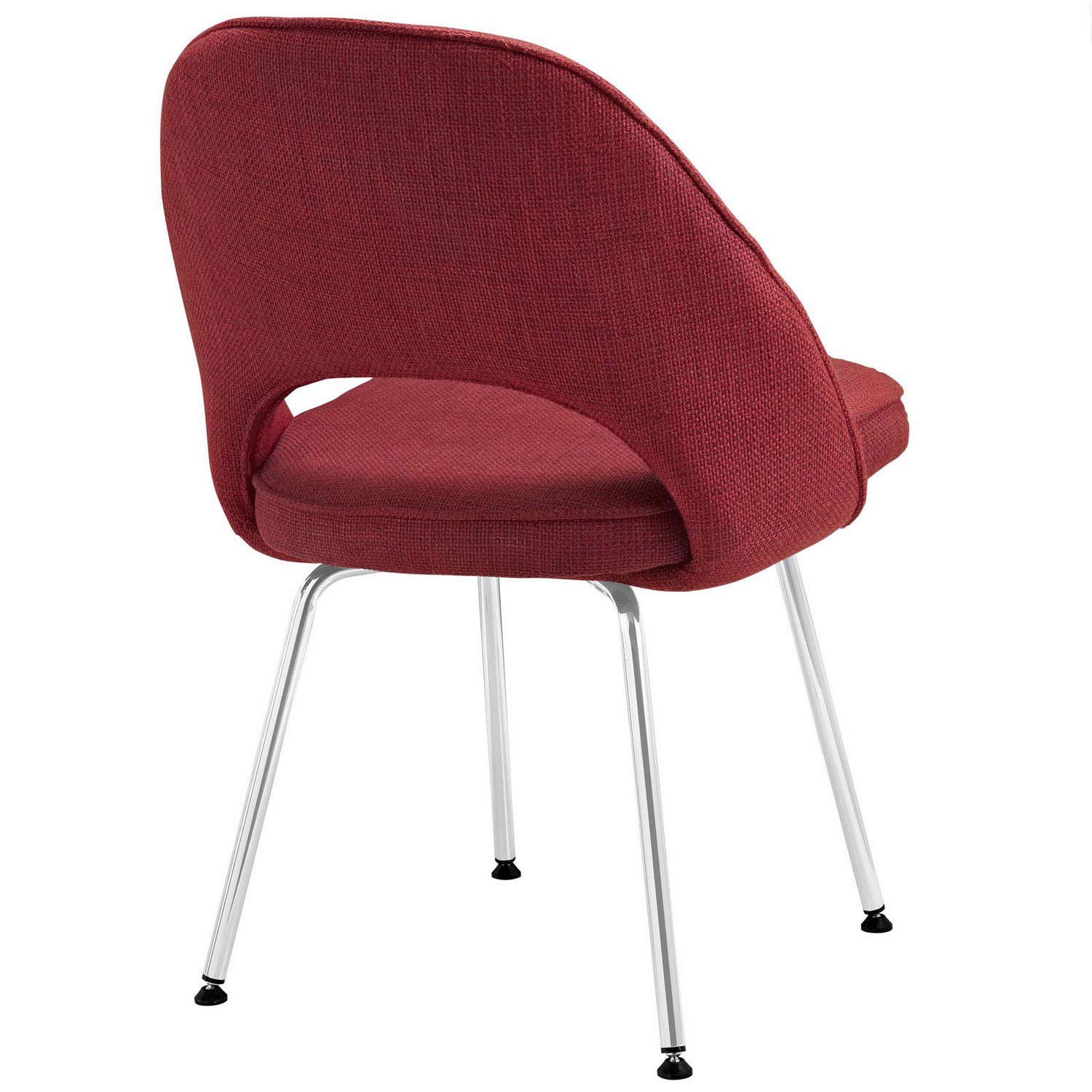 Modway Cordelia Dining Fabric Side Chair - Red