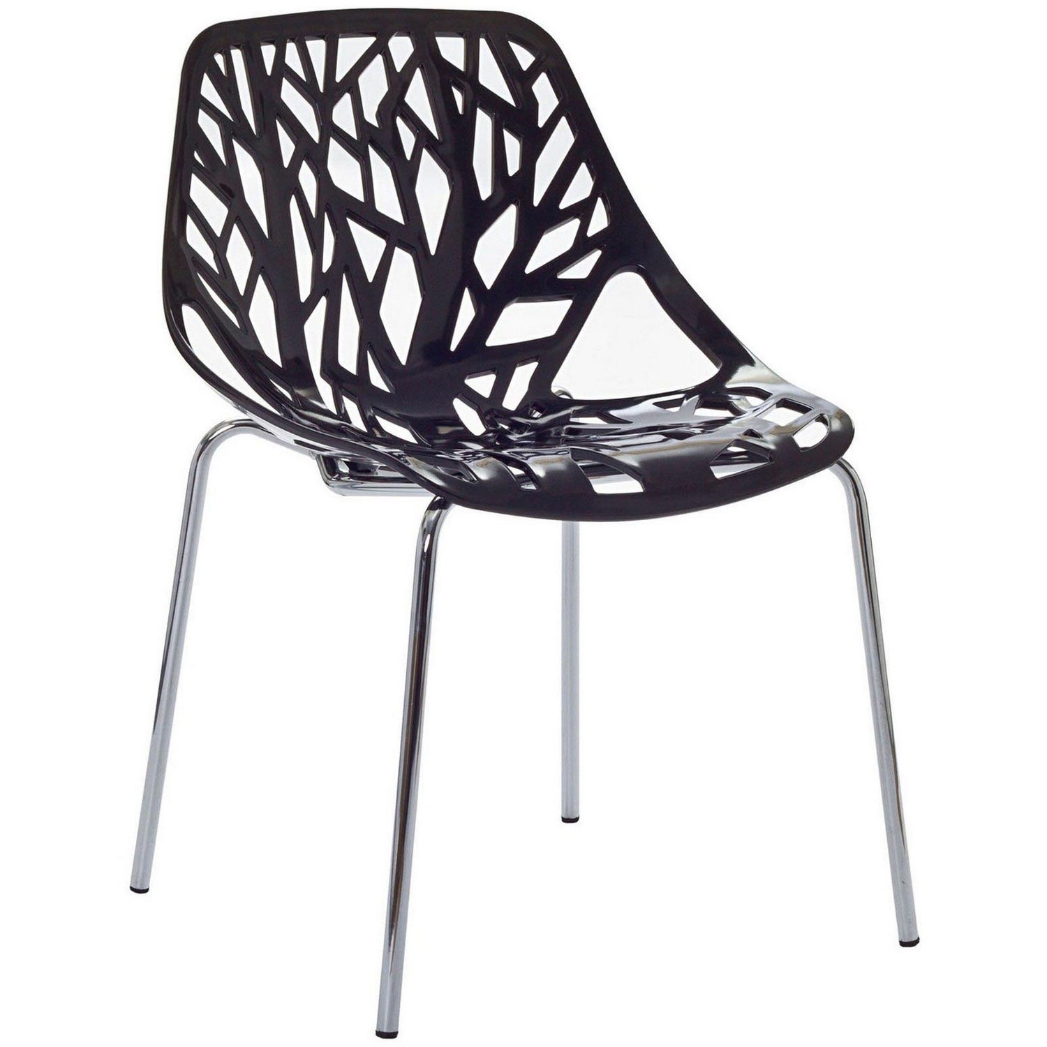 Modway Stencil Dining Side Chair - Black