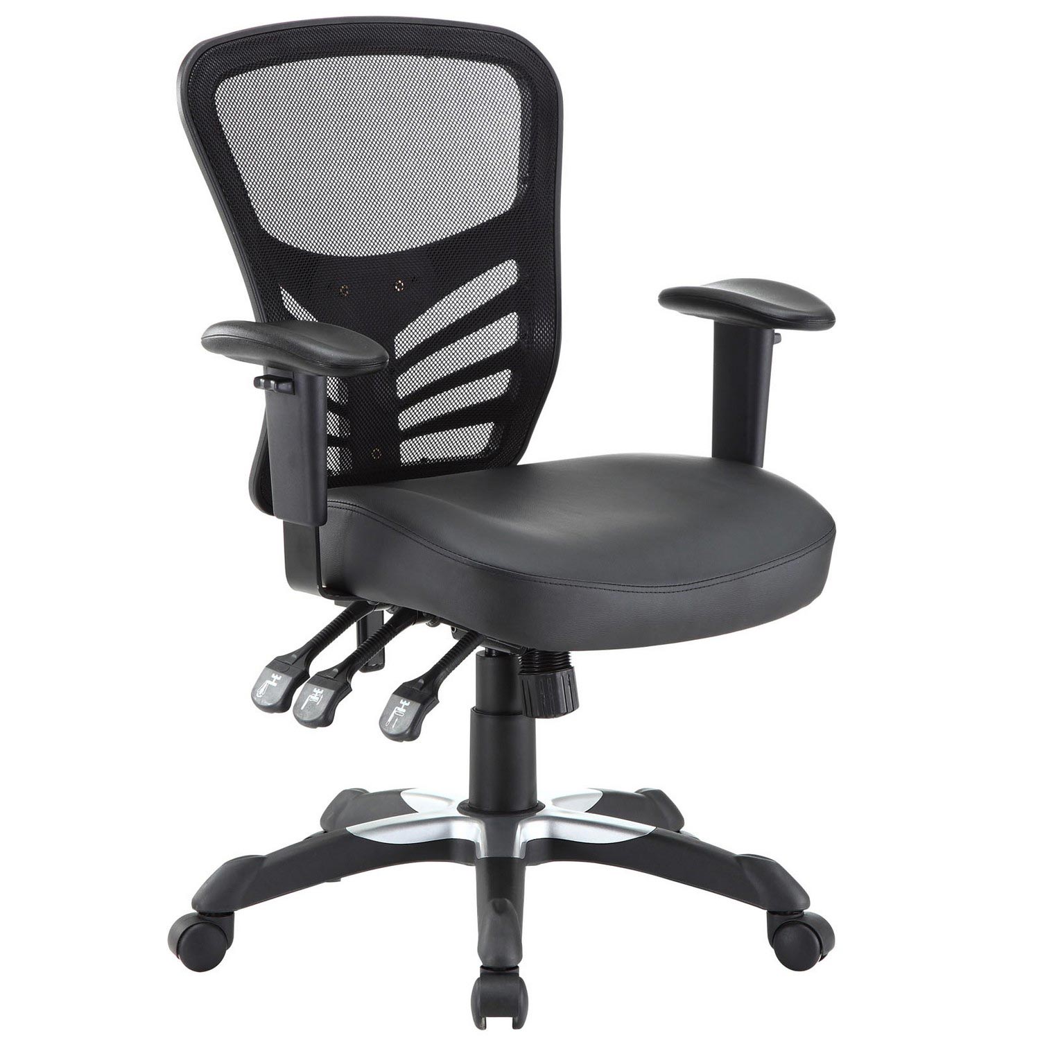 Modway Articulate Vinyl Office Chair - Black