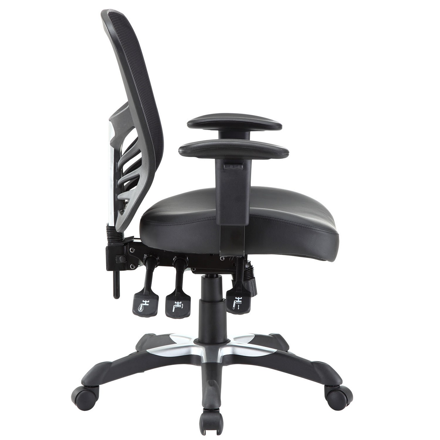 Modway Articulate Vinyl Office Chair - Black