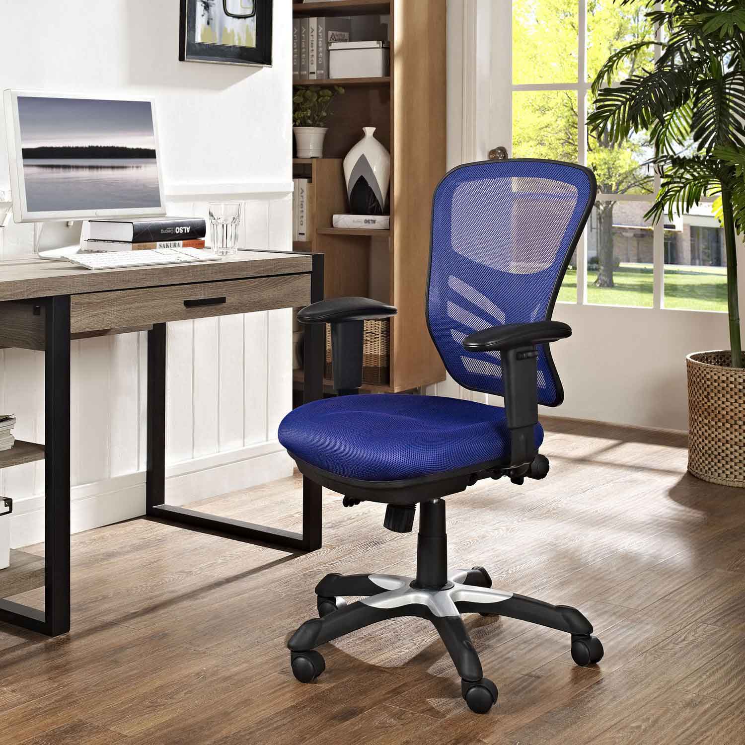 Modway Articulate Mesh Office Chair - Blue