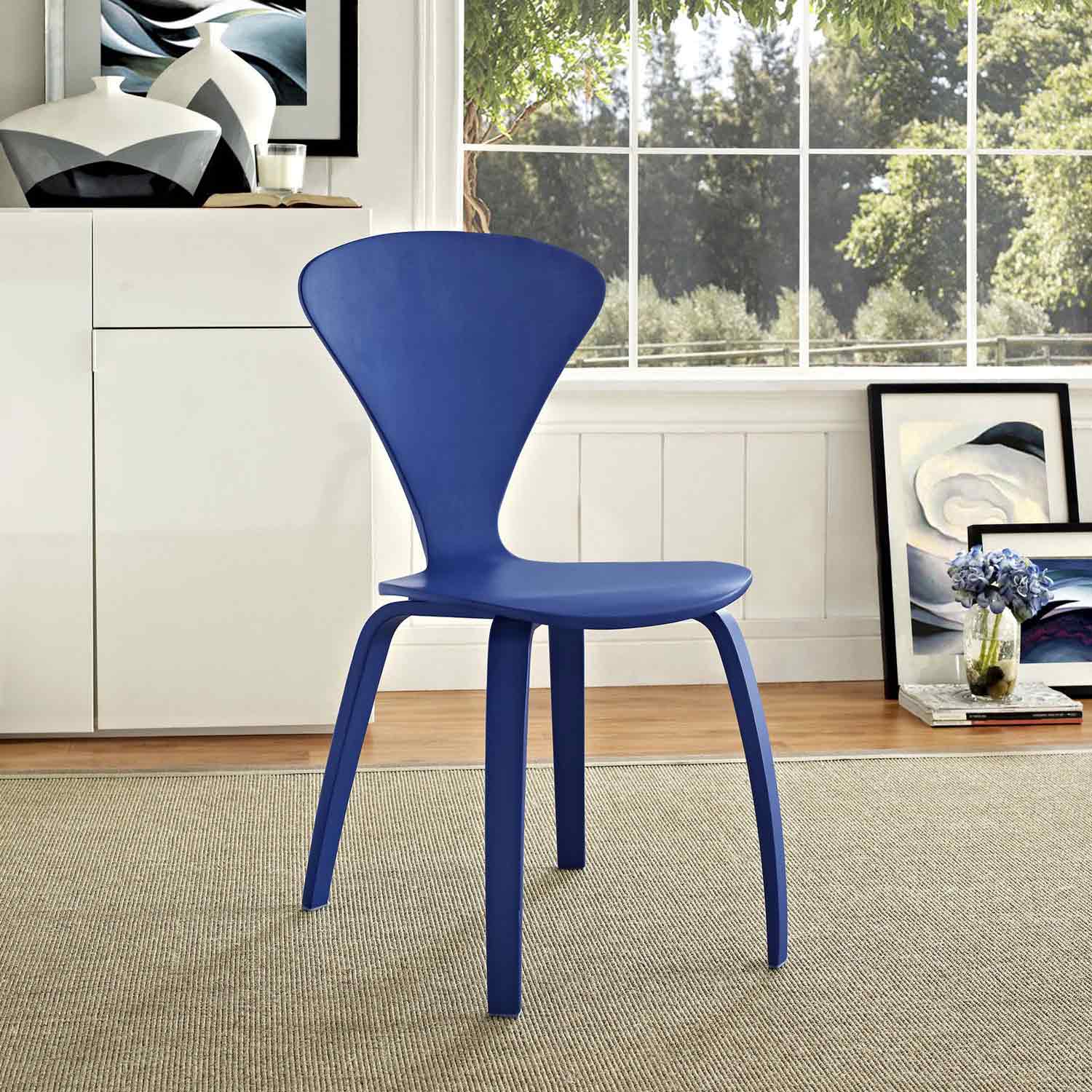 Modway Vortex Dining Side Chair - Blue
