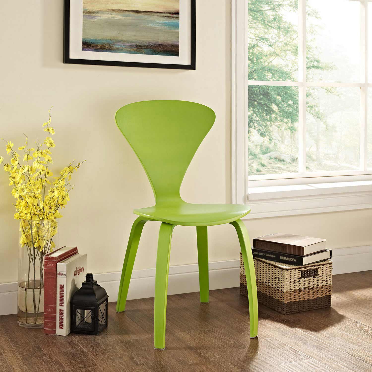Modway Vortex Dining Side Chair - Green