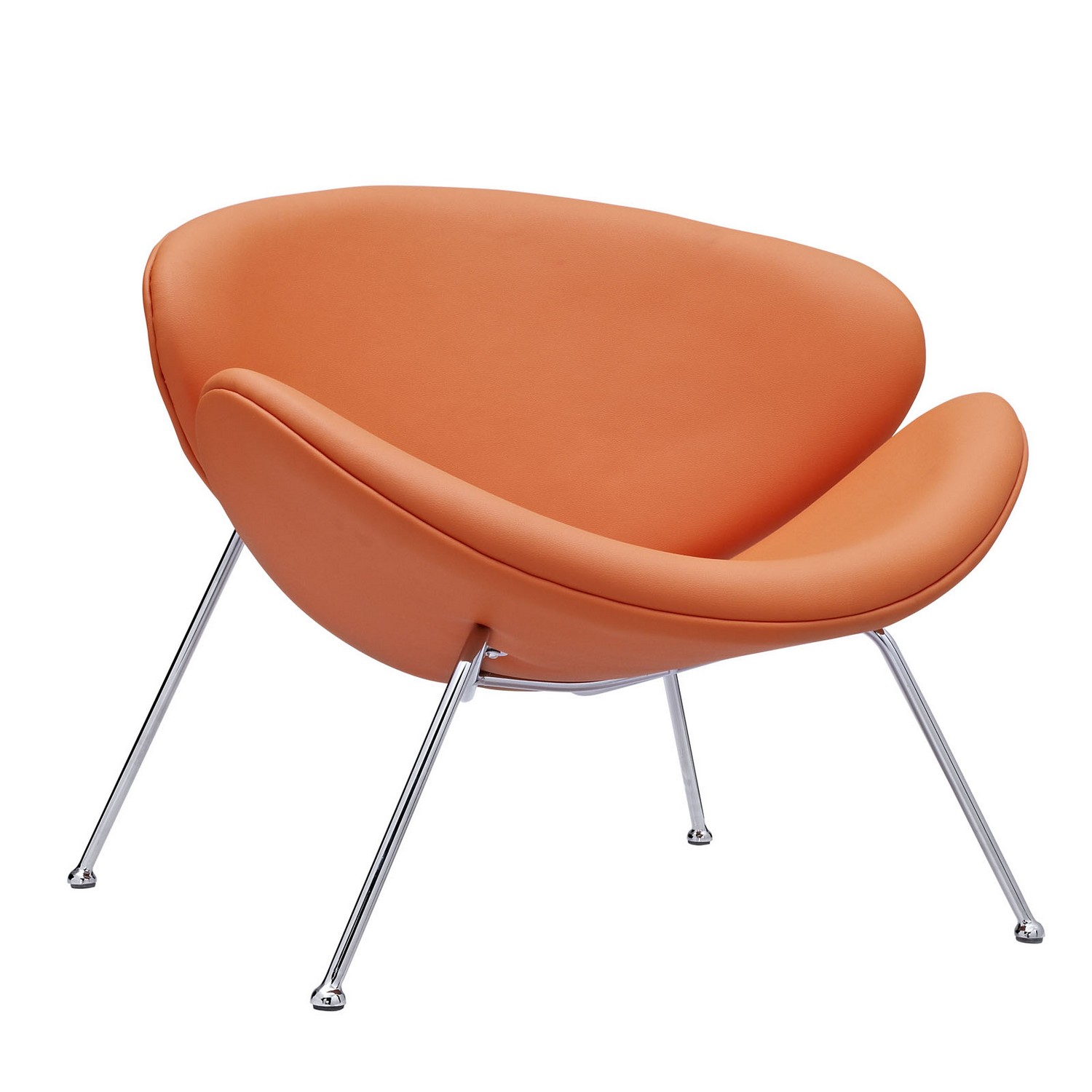 Modway Nutshell Lounge Chair - Orange