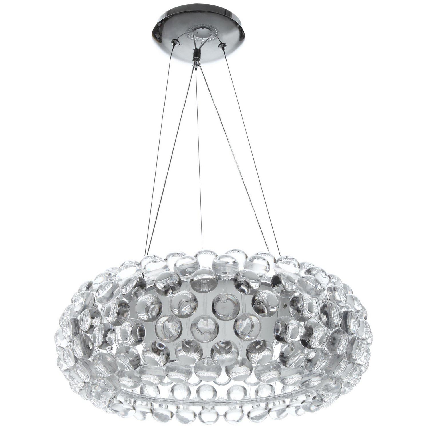 Modway Halo 20 Chandelier - Clear