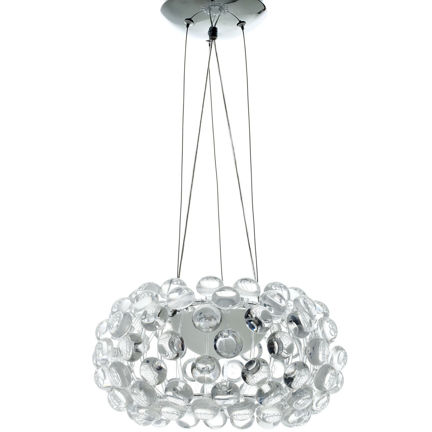 Modway Halo 14 Chandelier - Clear