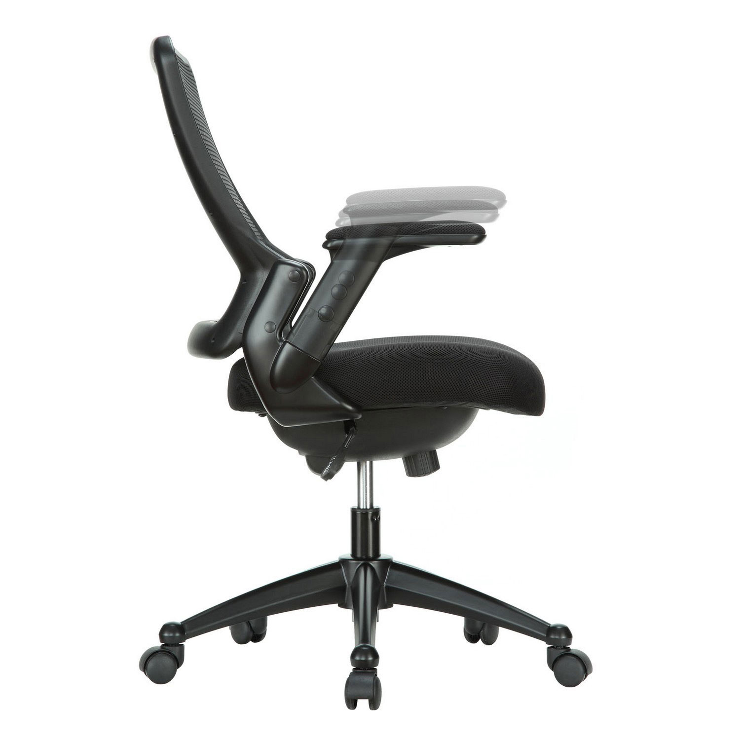 Modway Aspire Fabric Office Chair - Black