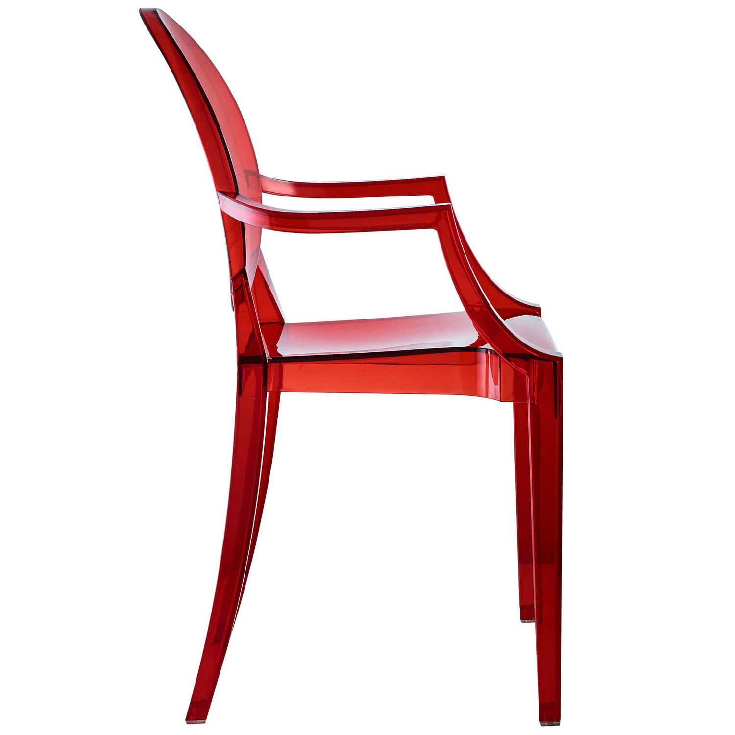 Modway Casper Dining Armchairs Set of 2 - Red