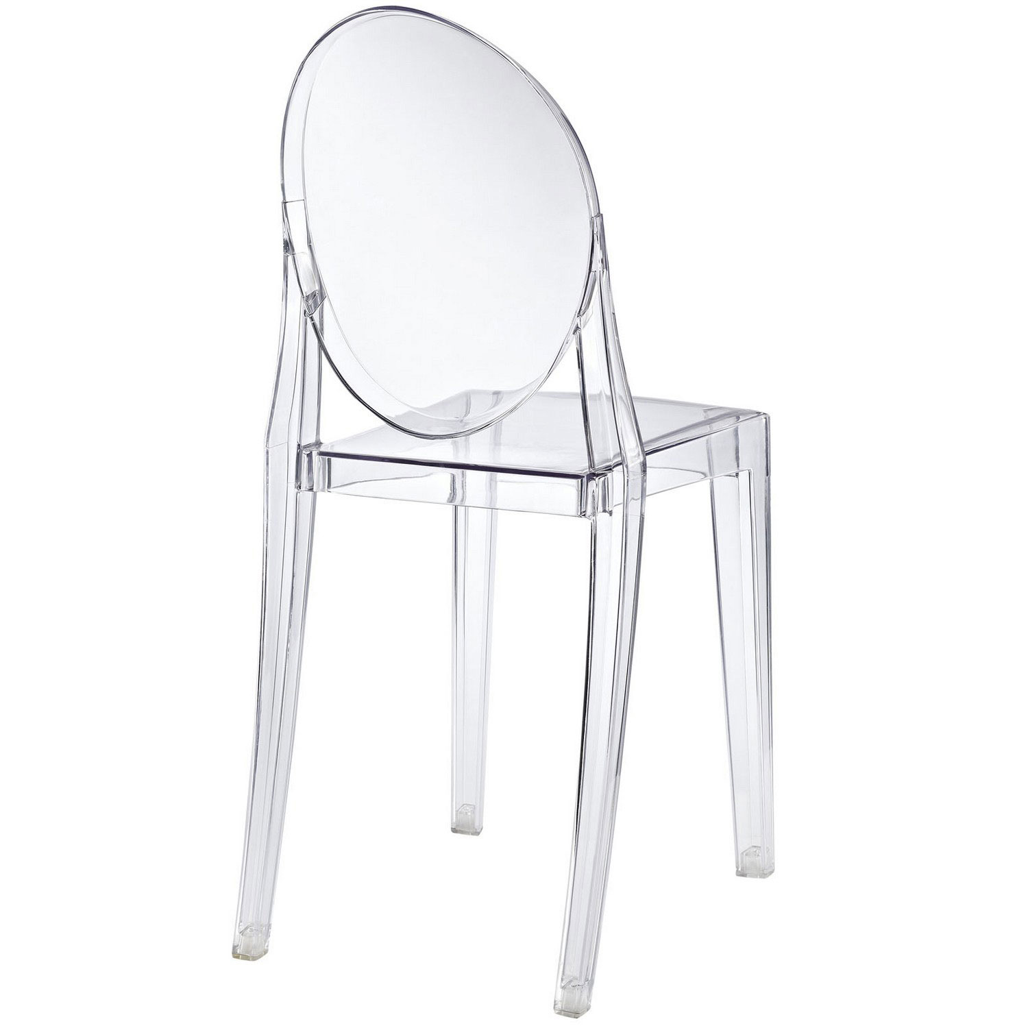 Modway Casper Dining Chairs Set of 4 - Clear