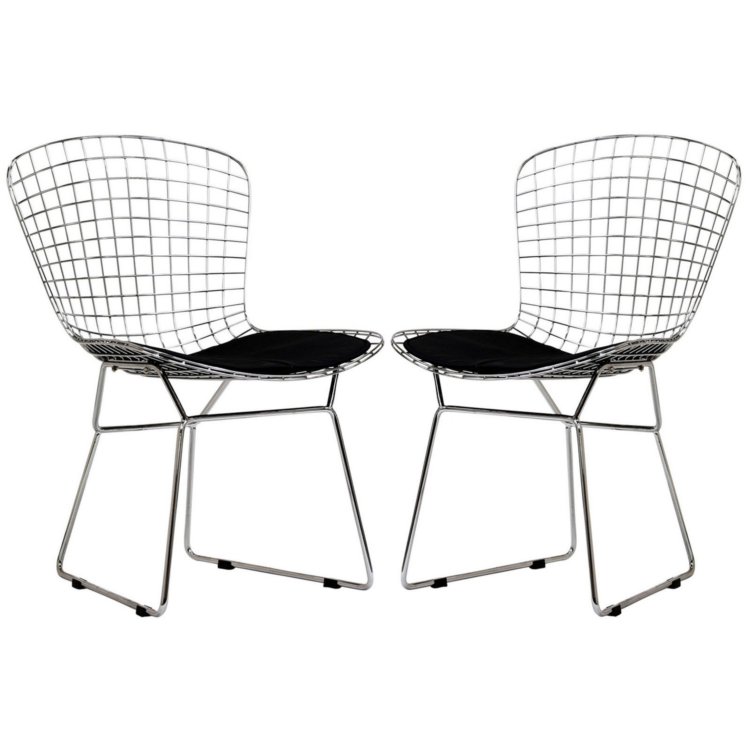 Modway CAD Dining Chairs Set of 2 - Black