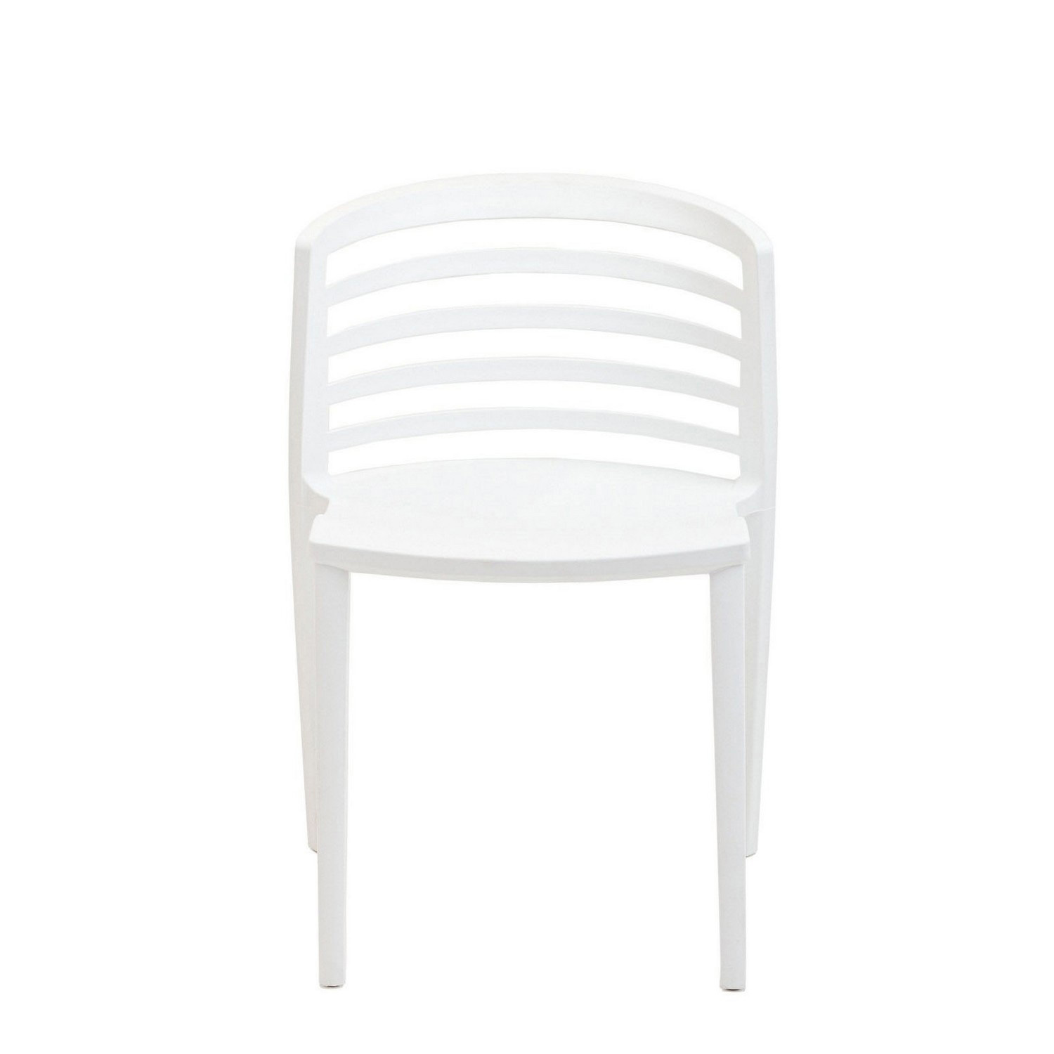 Modway Curvy Dining Chairs Set of 2 - White