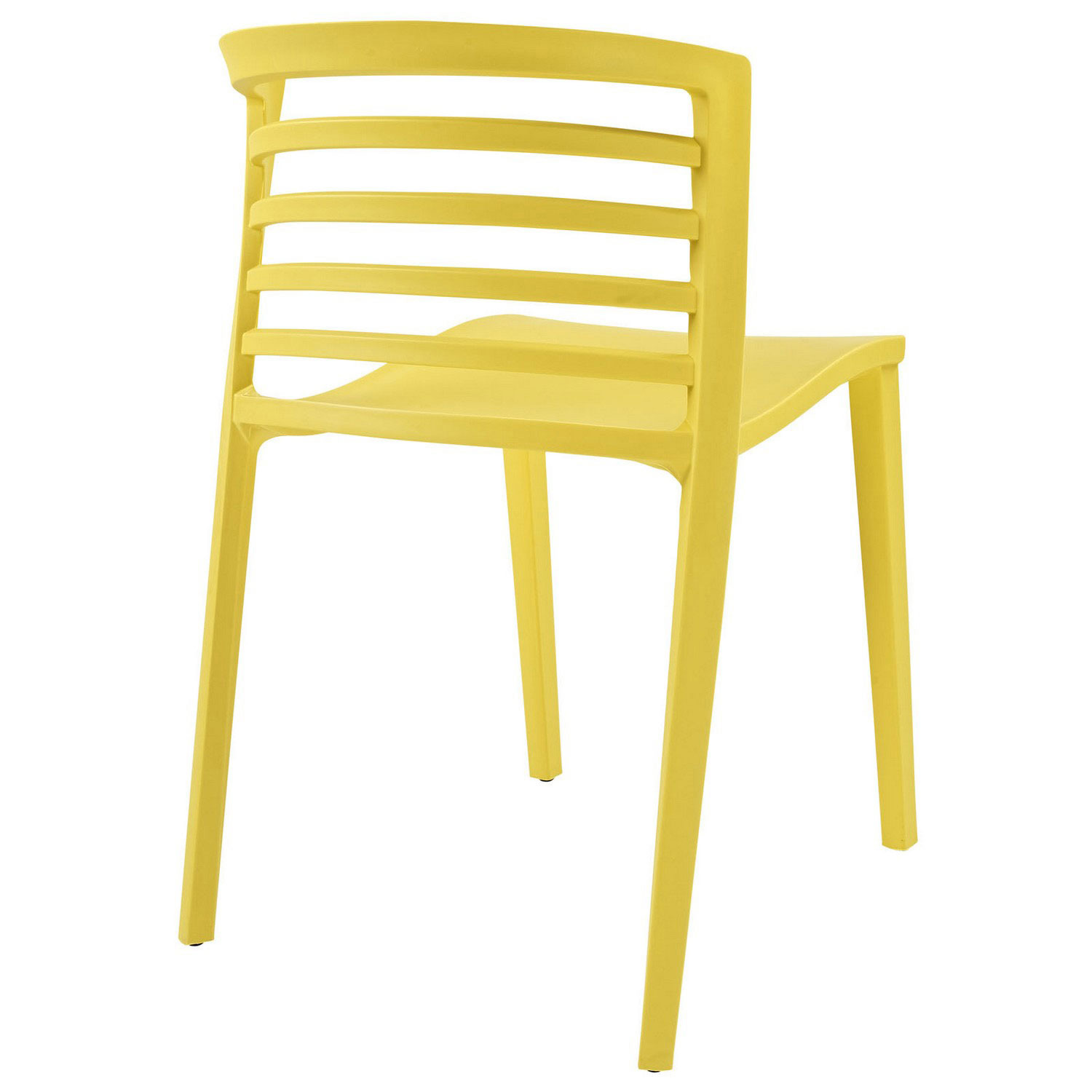 Modway Curvy Dining Chairs Set of 2 - Yellow