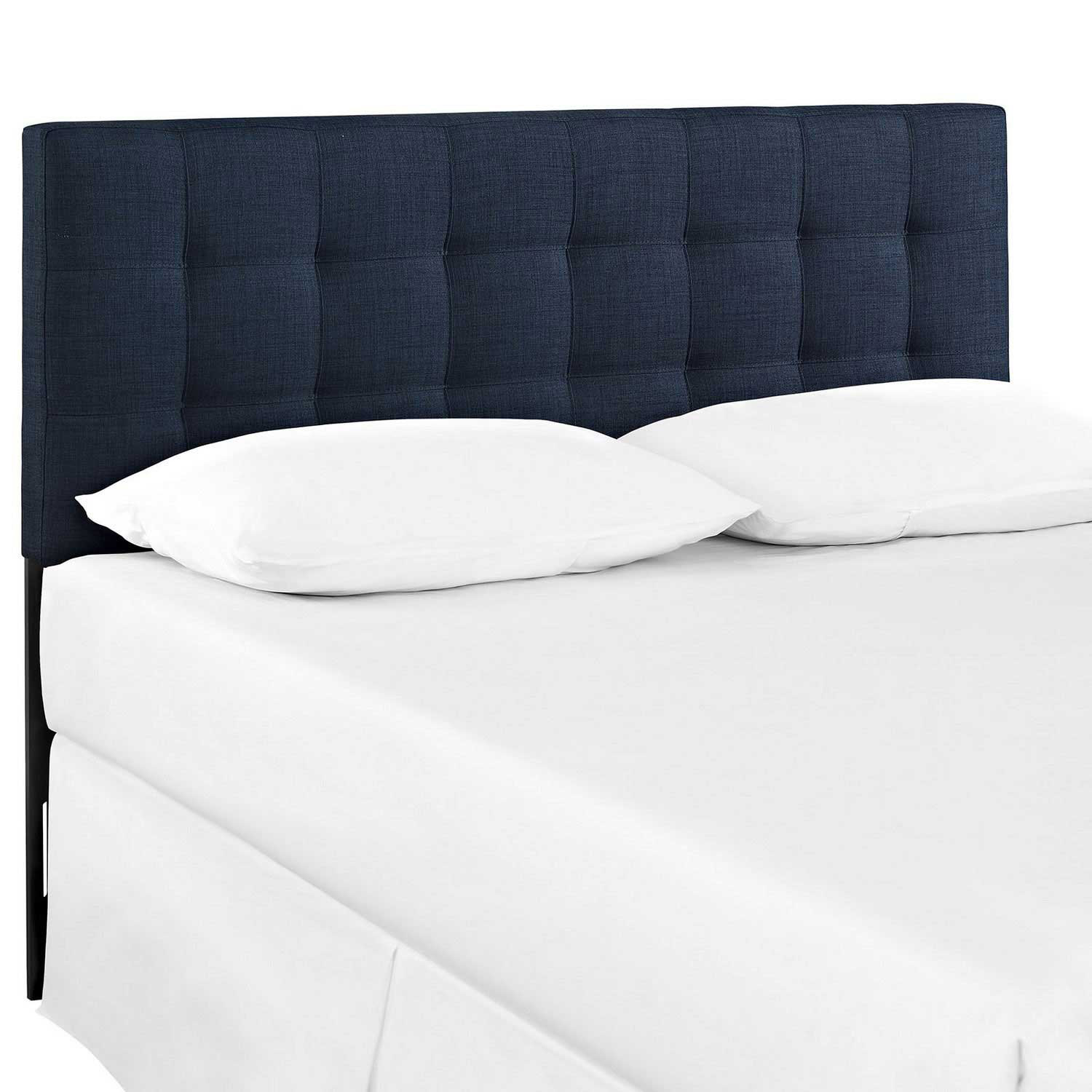 Modway Lily Queen Fabric Headboard - Navy