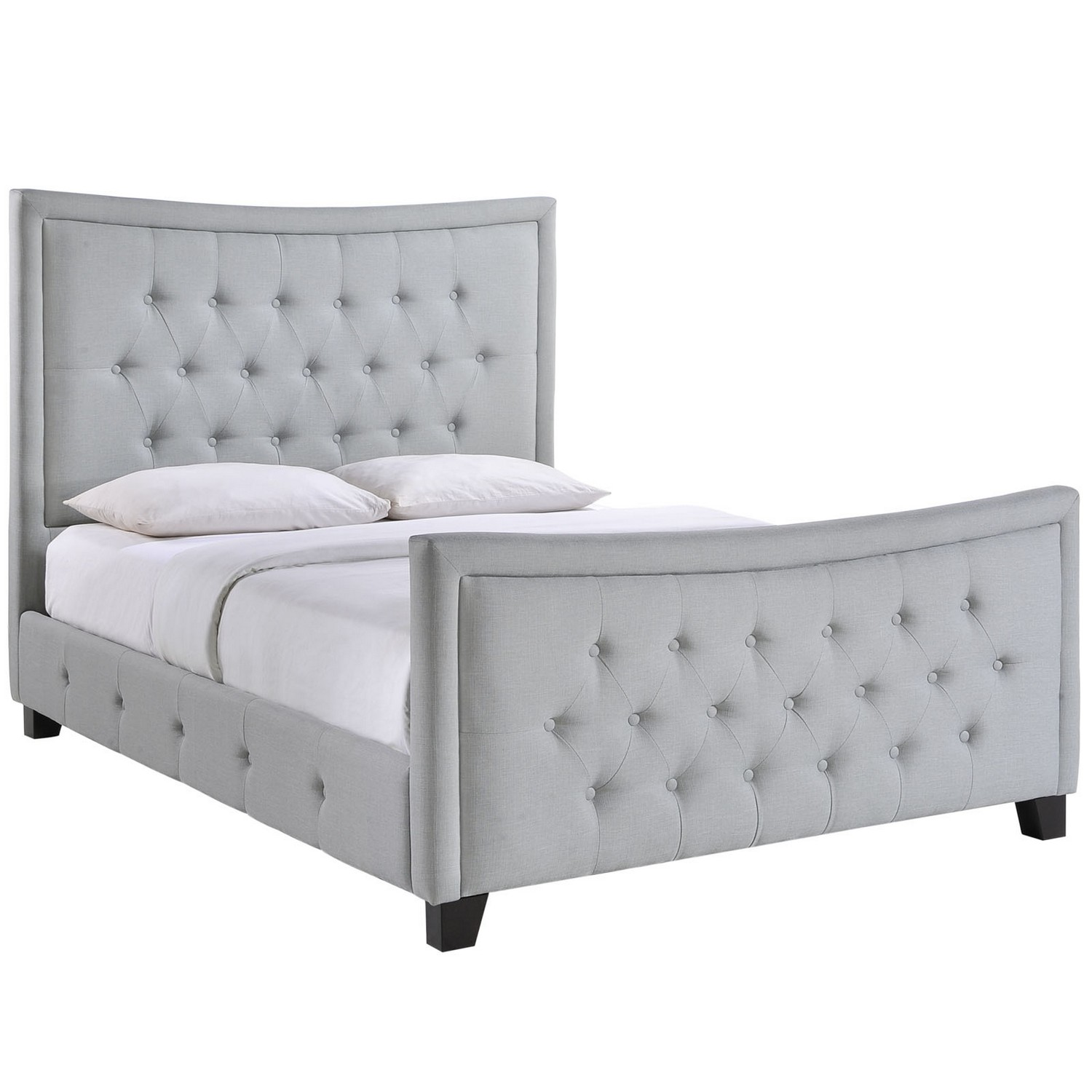 Modway Claire Queen Bed - Sky Gray