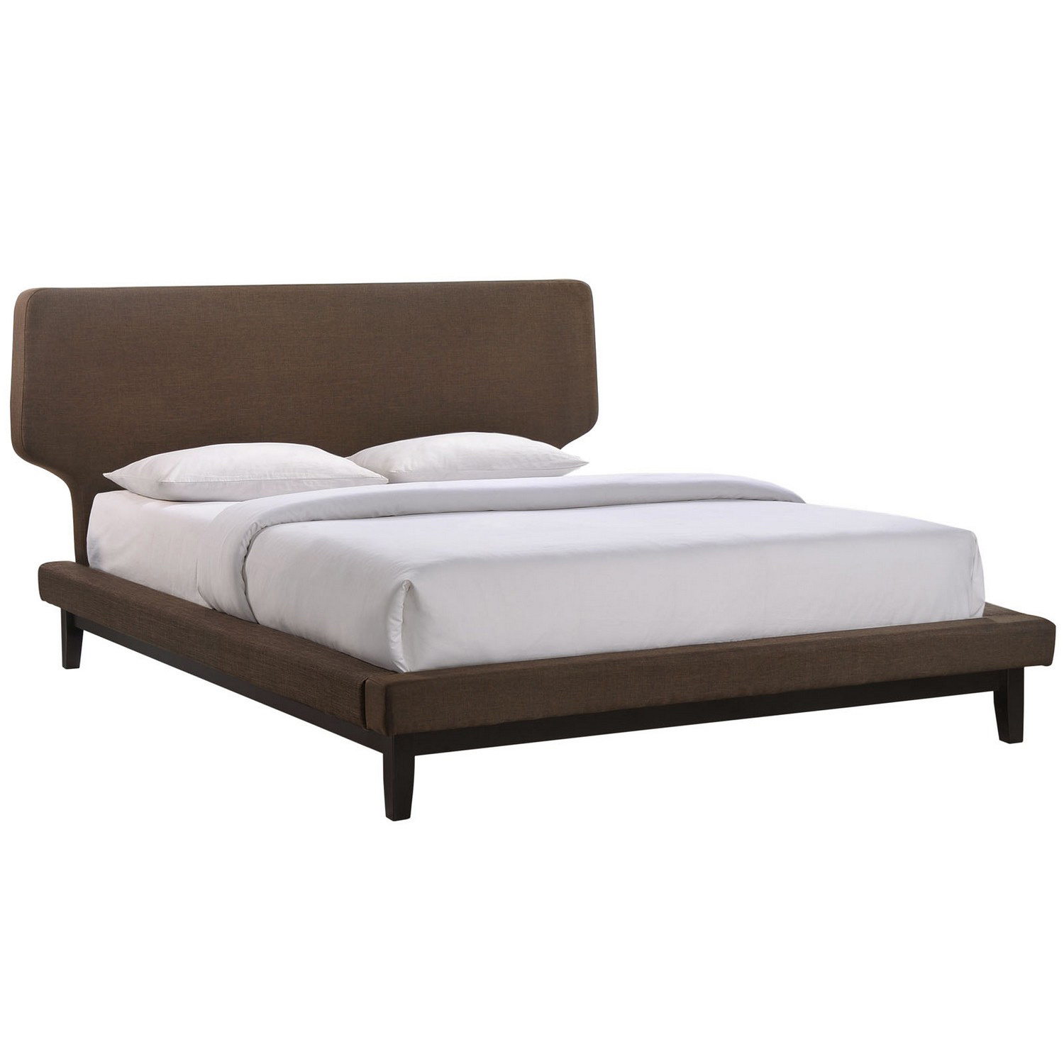 Modway Bethany Queen Bed - Black Brown