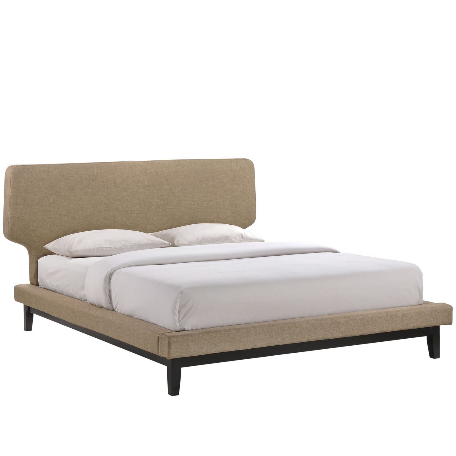 Modway Bethany Queen Bed - Black Latte