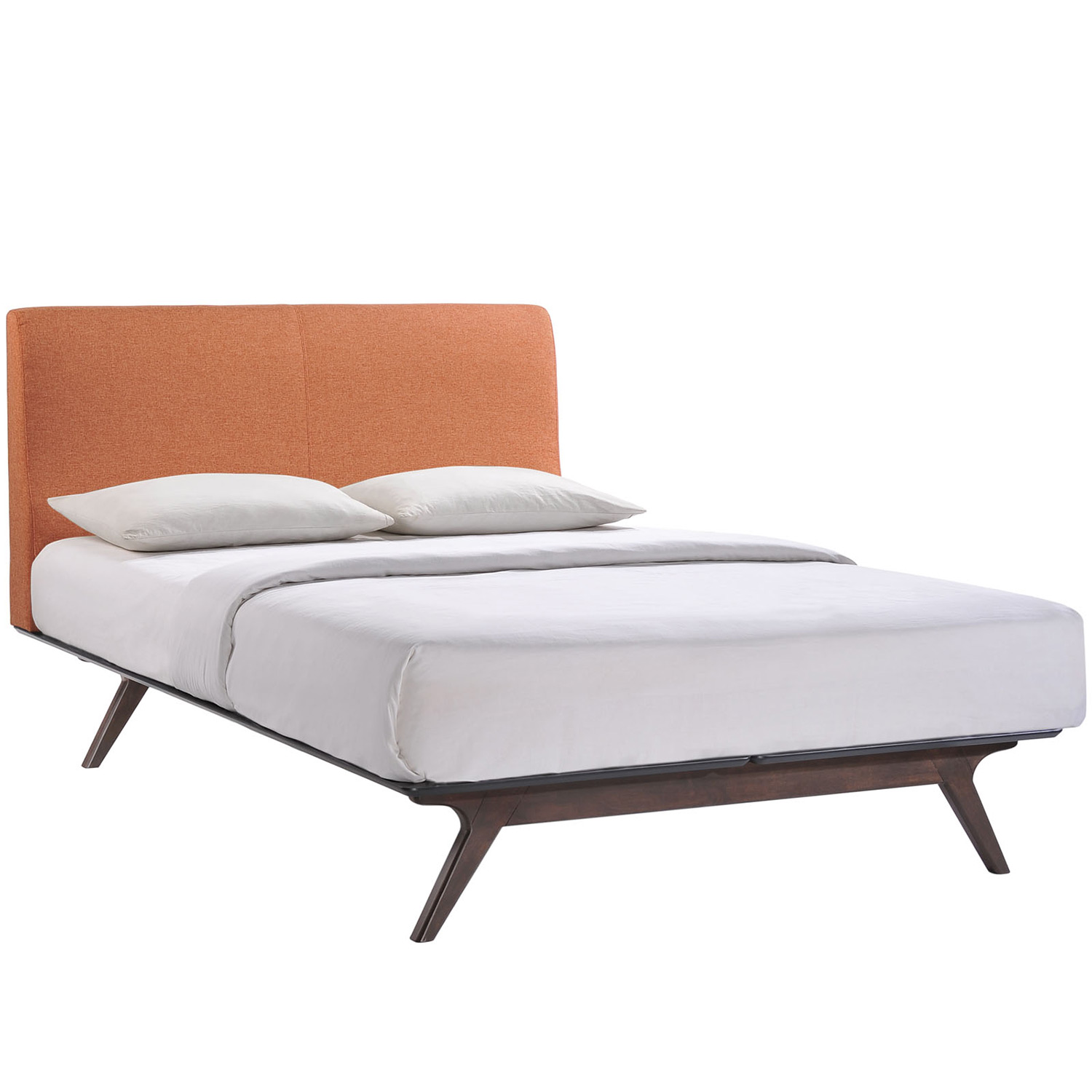 Modway Tracy Bed - Cappuccino Orange