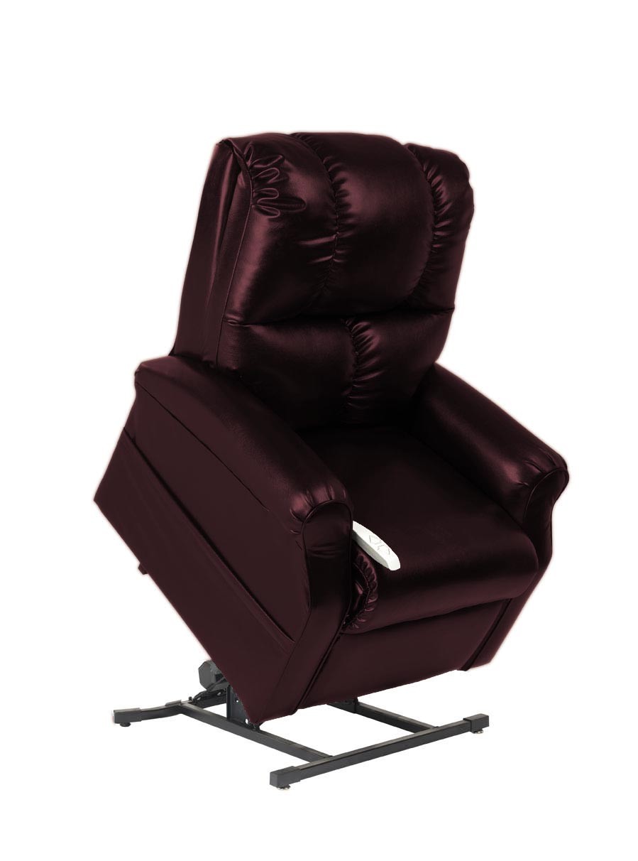 Mega Motion NM2001 Main Street 3-Position Power Lift Chaise Recliner - Burgundy