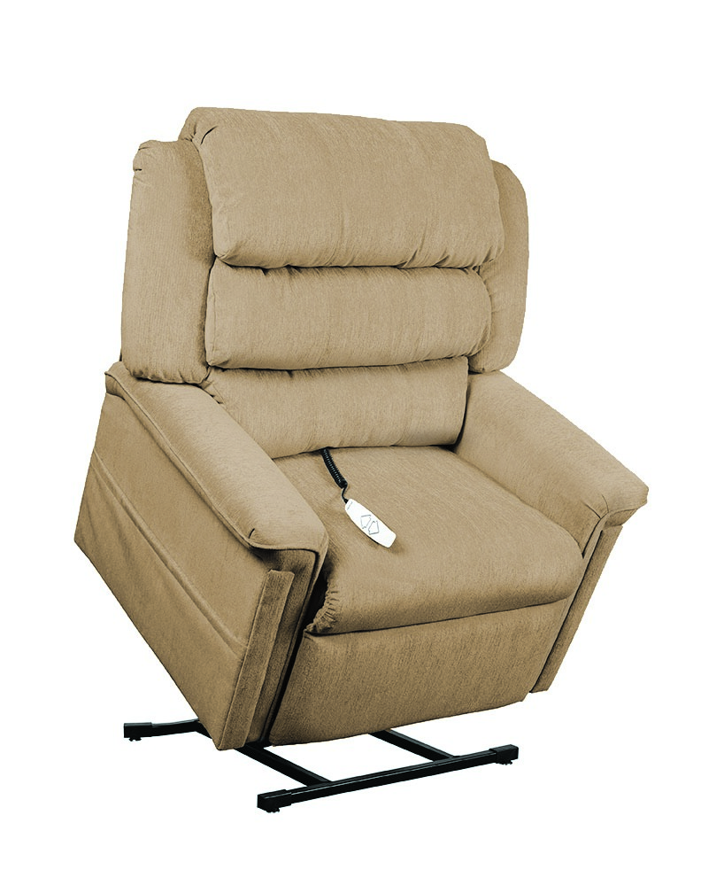 Mega Motion AS1450 Perfecta 3-Position Power Lift Chaise Recliner - Camel