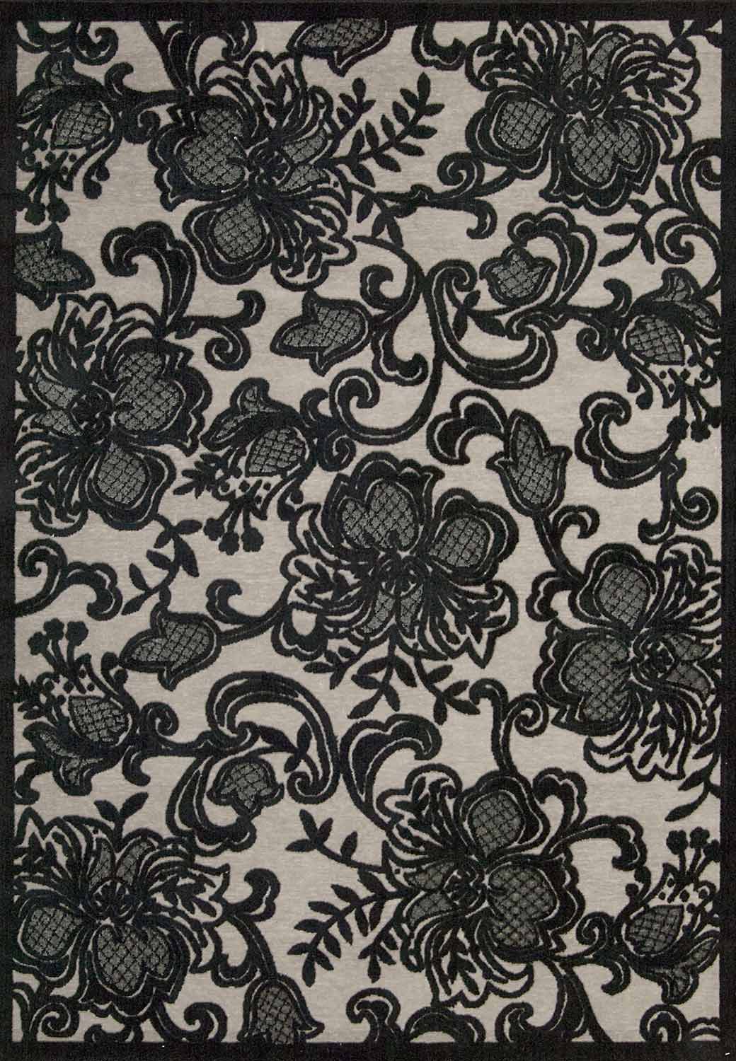 Nourison Graphic Illusions GIL02 Pewter Area Rug