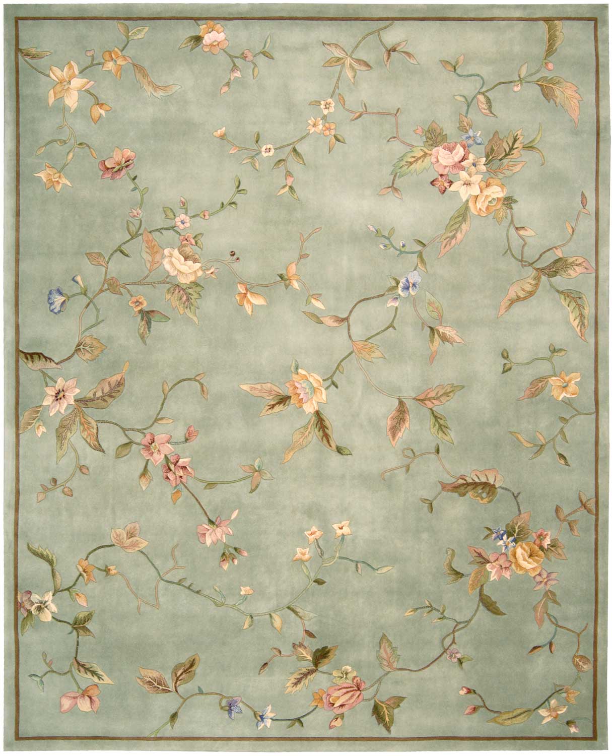Nourison Julian JL91 Aqua Area Rug Nourison Julian JL91 Aqua Area Rug