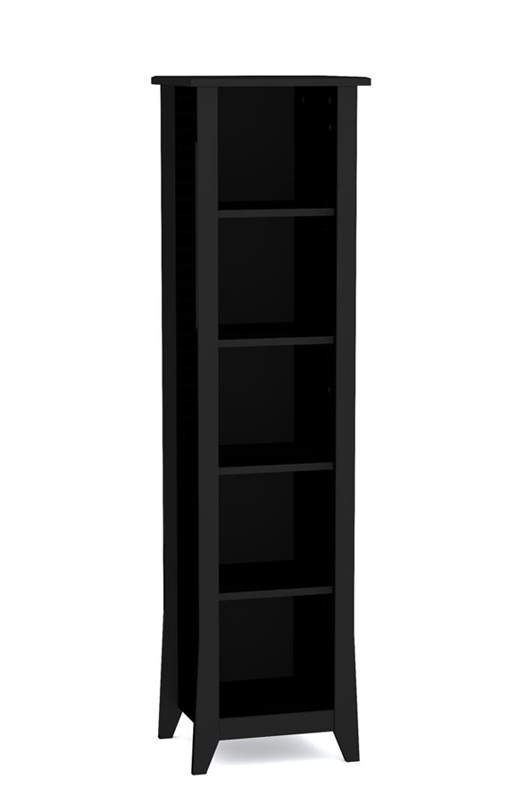 Nexera Tuxedo 60 inch Slim Bookcase
