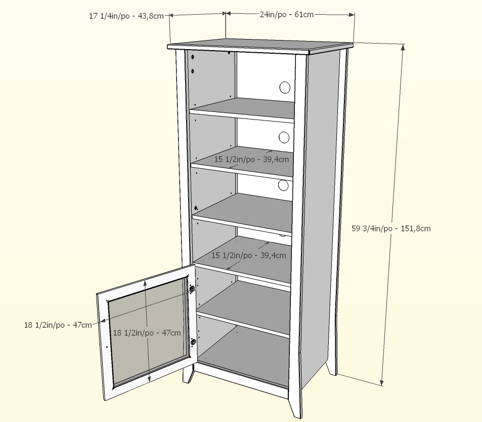 Nexera Tuxedo Curio Cabinet