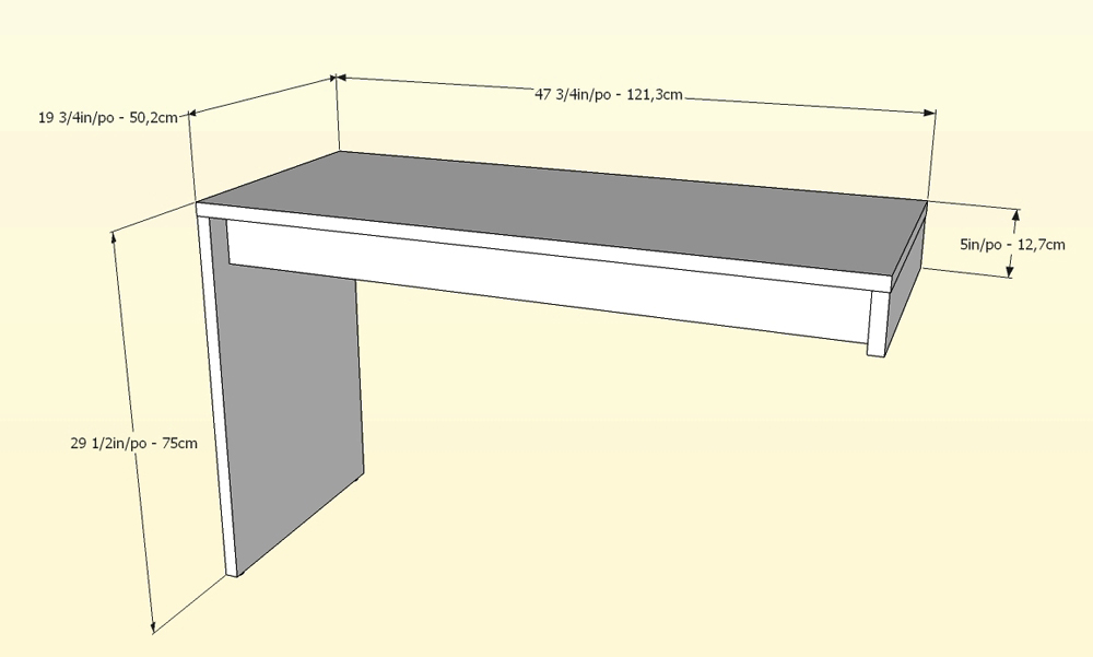 Nexera Liber-T Reversible Desk Panel