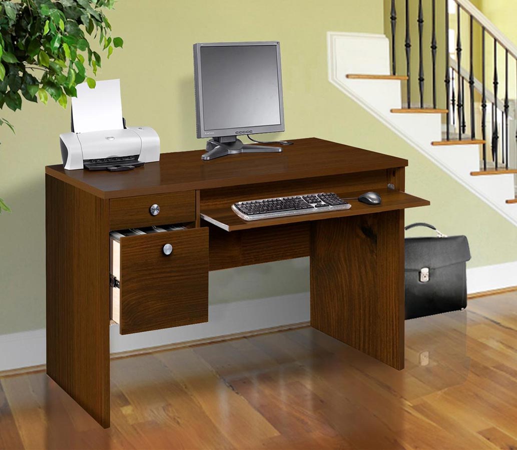 Nexera Essentials 24 x 48 Inch Desk - Truffle