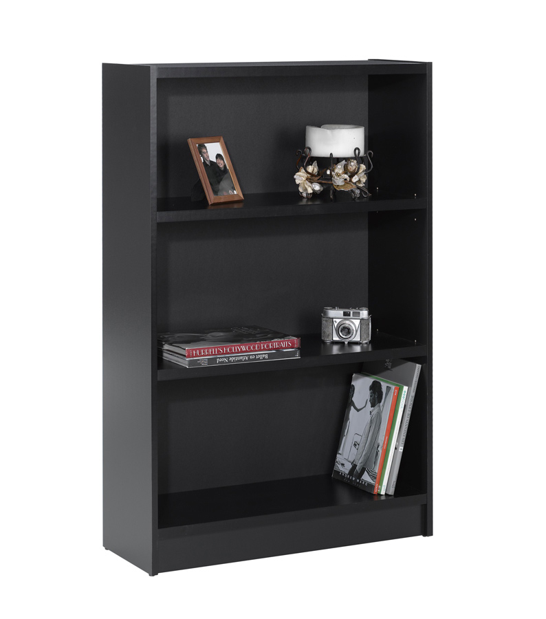 Nexera Essentials 48 Inch Tall Bookcase - Black
