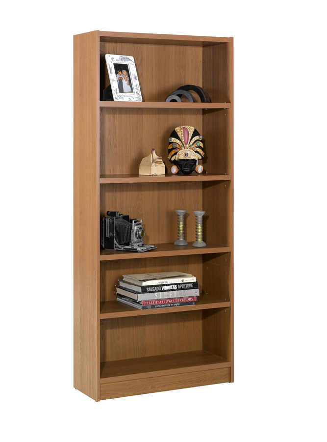 Nexera Essentials 72 Inch Tall Bookcase - Cappuccino