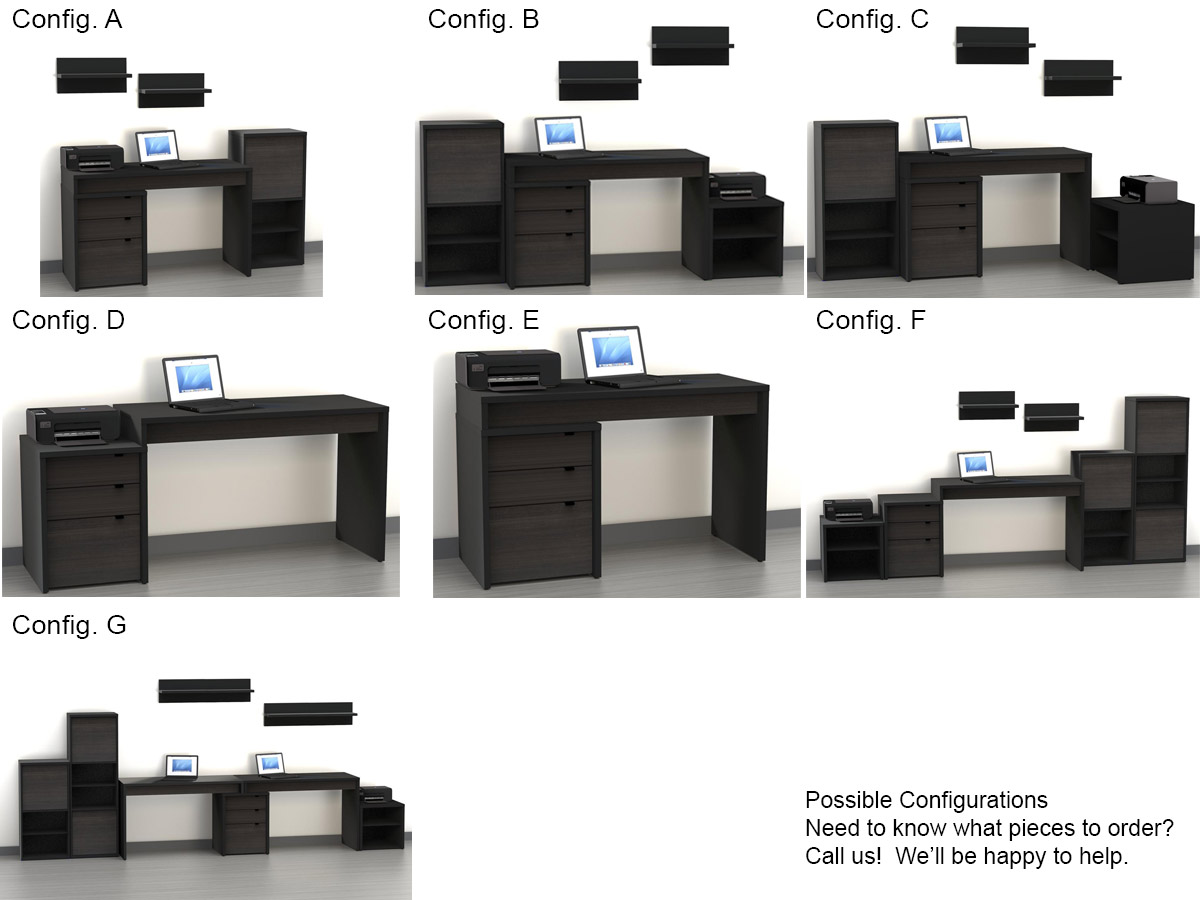 Nexera Sereni-T Office Set