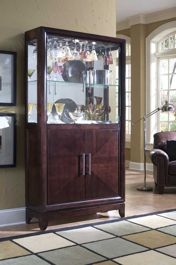 Pulaski Chocalate Cherry Wine Cabinet