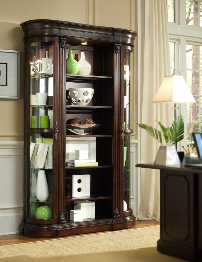 Pulaski Gallery II BookcaseCurio PF21178 at