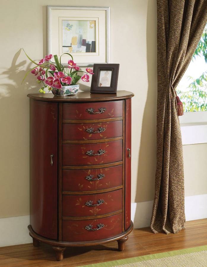 Pulaski Ruby Accents Jewelry Chest