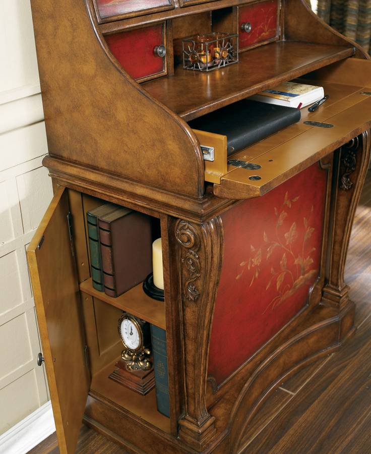 Pulaski Red Chestnut Accents Secretary