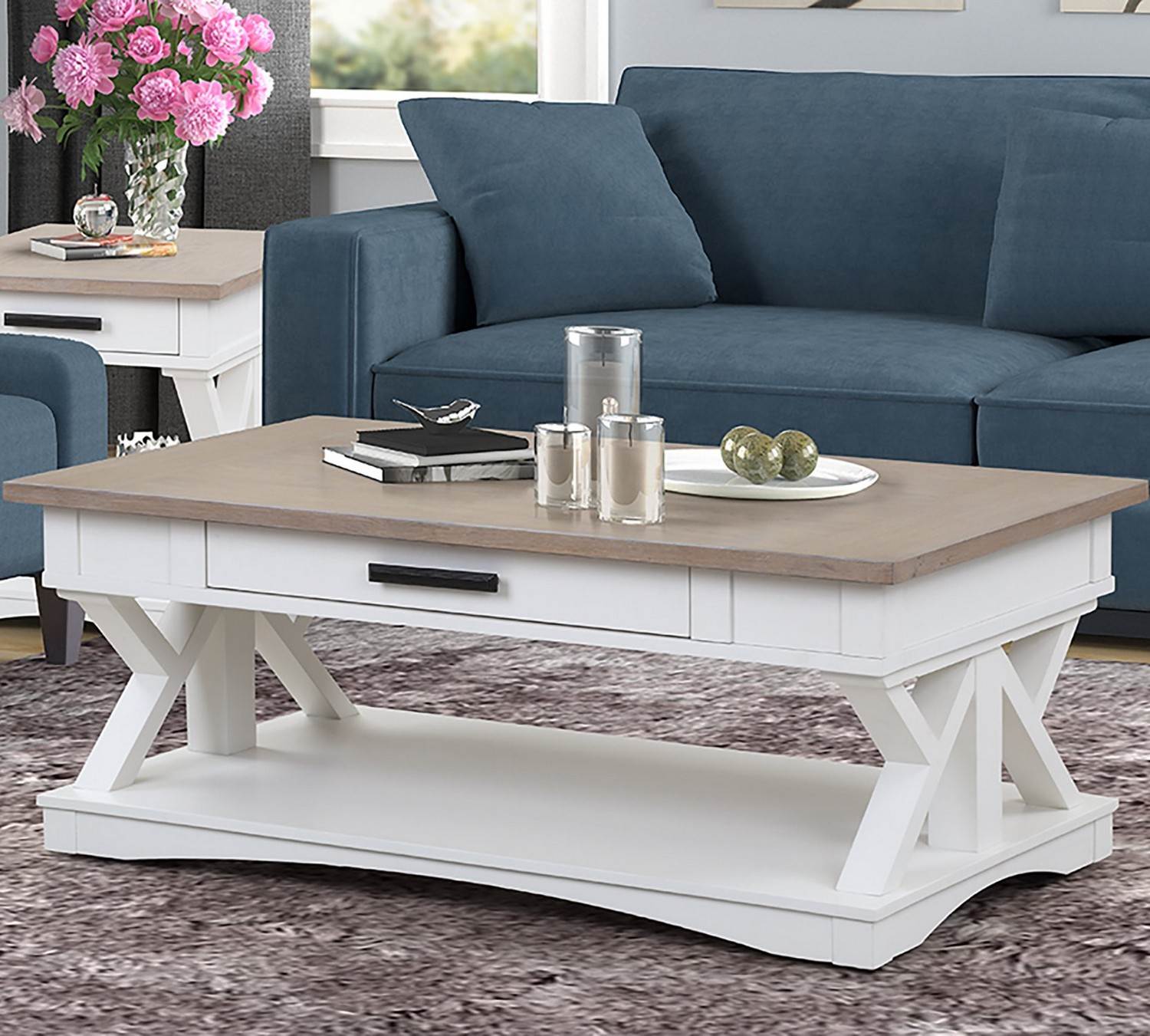 Parker House Americana Modern Cocktail Table - Cotton