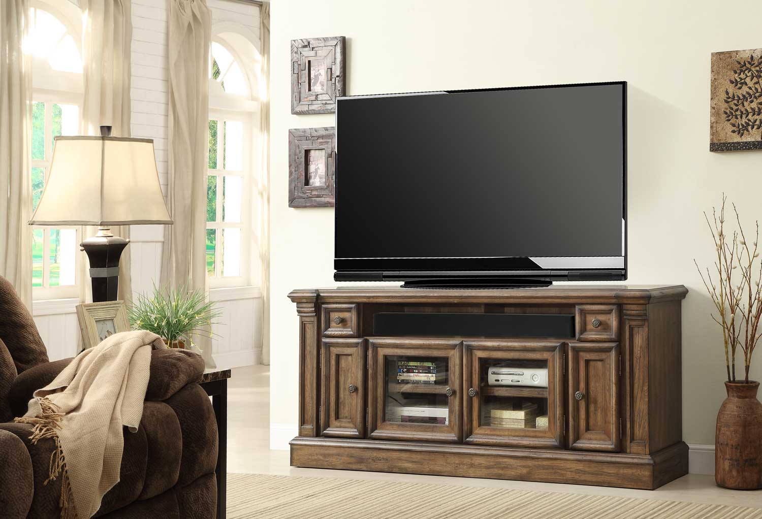 Parker House Aria 67in TV Console with Power Center PH-ARI ...