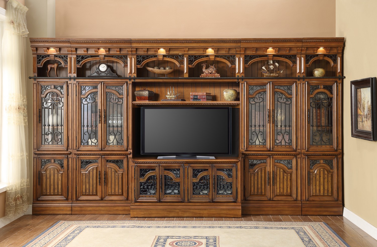 Parker House Barcelona Library Entertainment Wall Unit 1