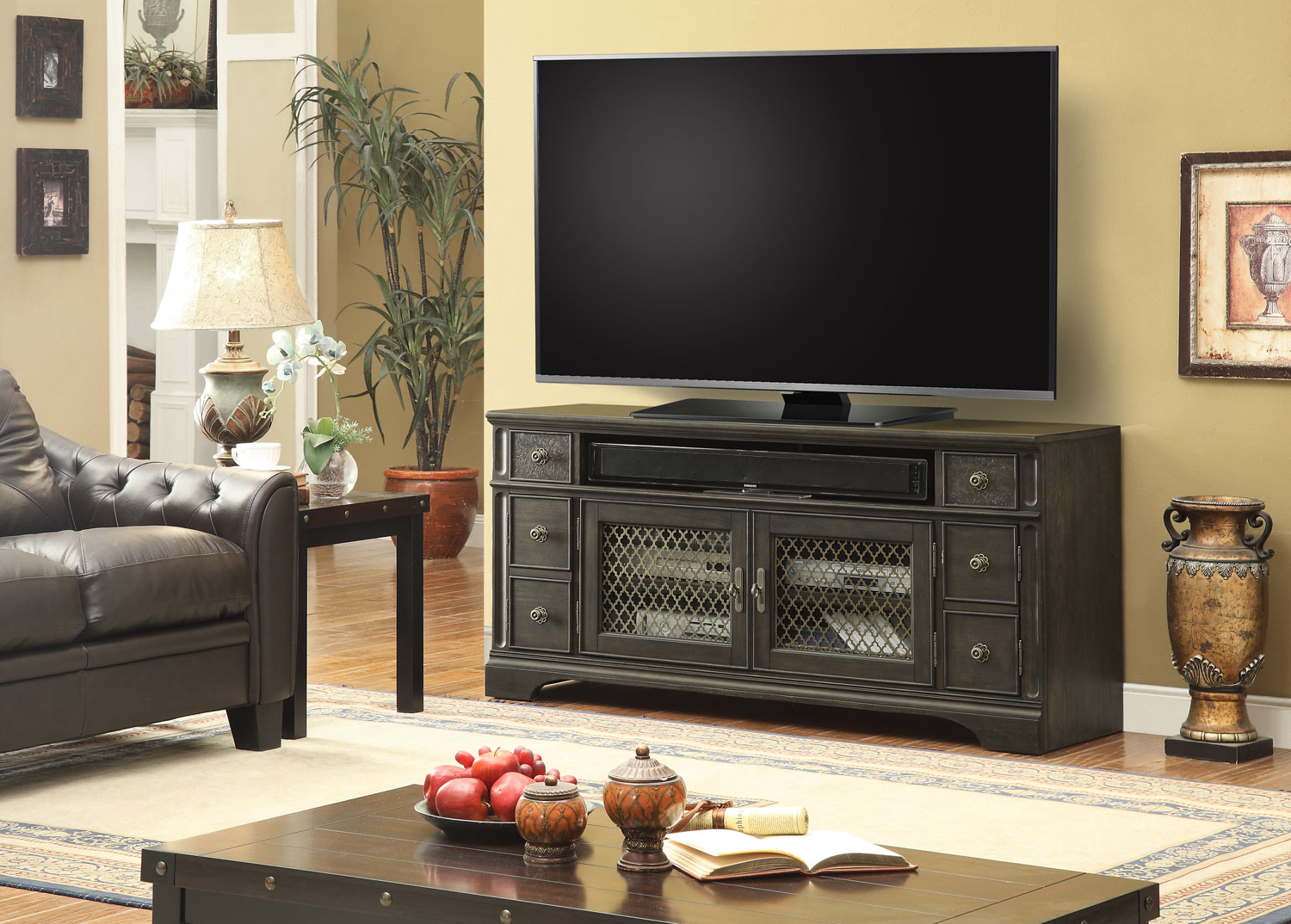 Parker House Bohemian Grove 63-inch TV Console with Power Center