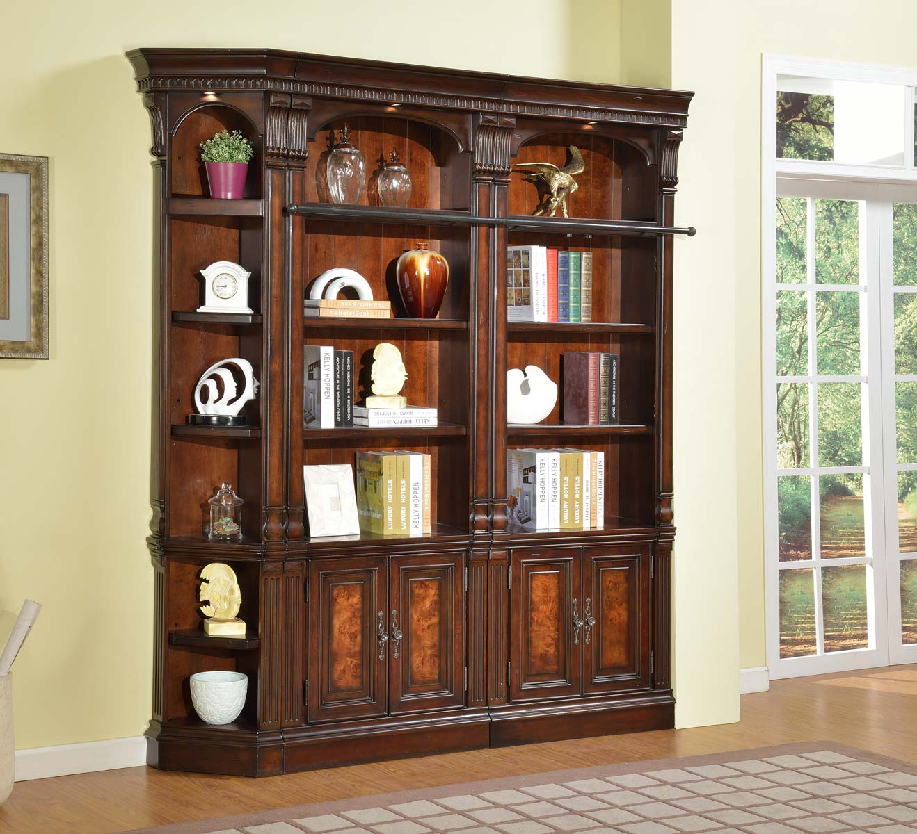 Parker House Corsica Library Bookcase Wall Unit