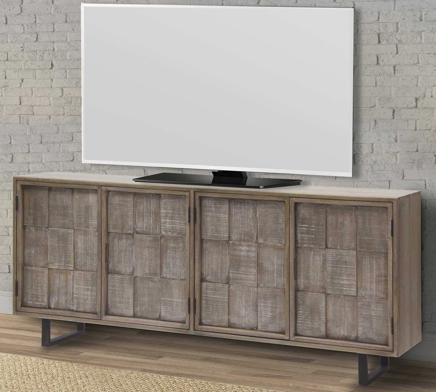 Parker House Crossings Casablanca 78 Inch TV Console - Driftwood