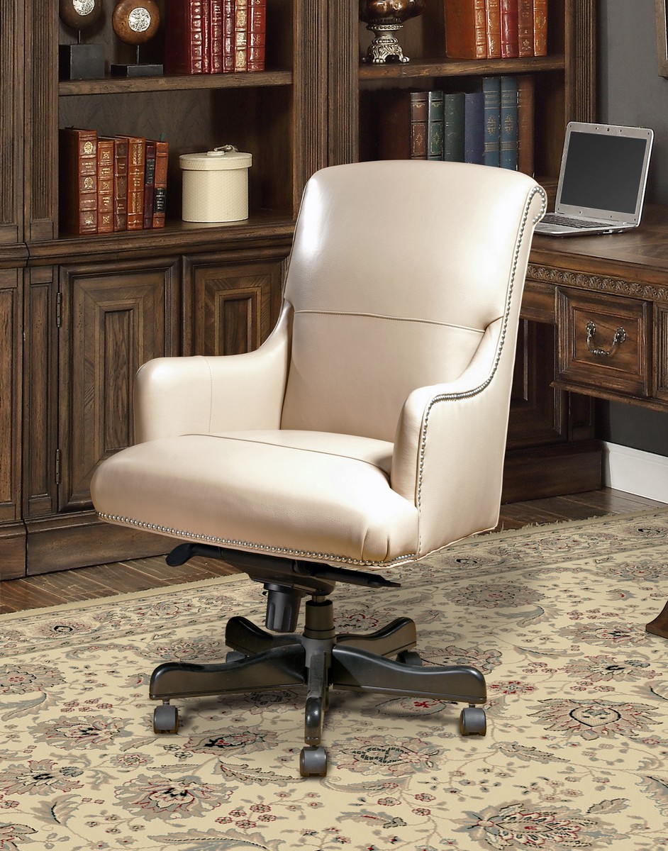 Parker House Prestige DC-106-BI Leather Desk Chair - Biscuit Parker House Prestige DC-106-BI Leather Desk Chair - Biscuit