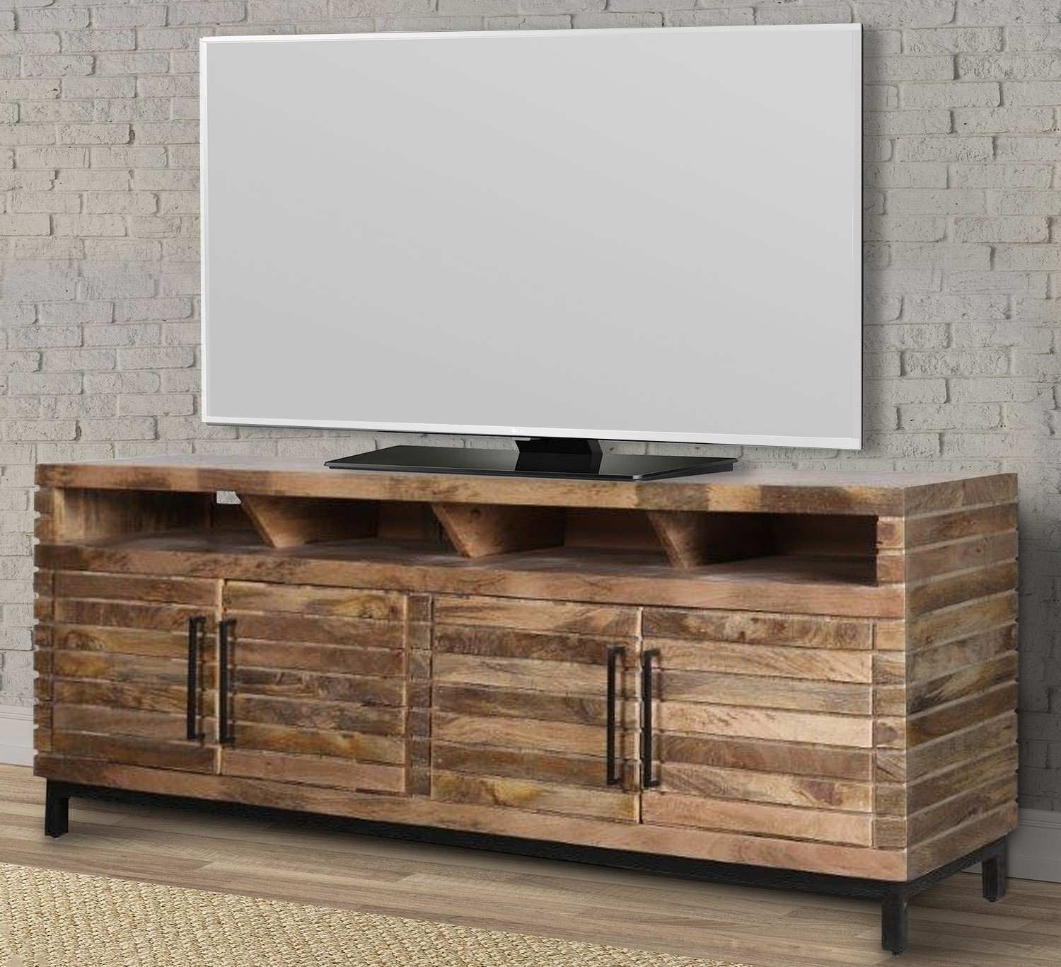 Parker House Crossings Downtown 86 Inch TV Console - Amber